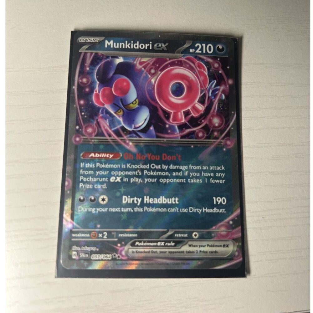 Munkidori ex #37 Pokemon Shrouded Fable Near Mint 1